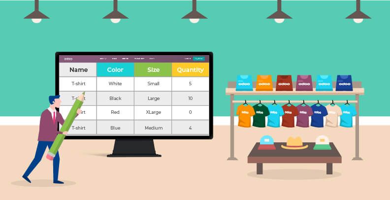 Odoo text and image block